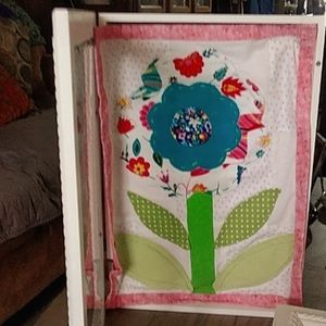 Quilted Wall hanging.s with glass picture holder
